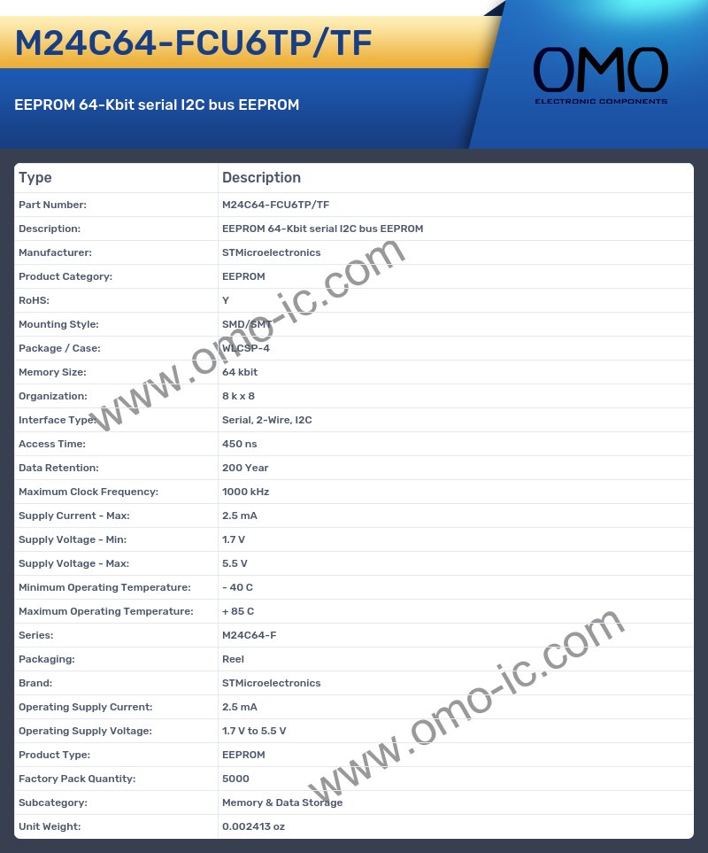 M24C64-FCU6TP/TF