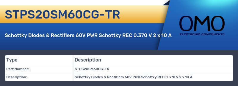 STPS20SM60CG-TR