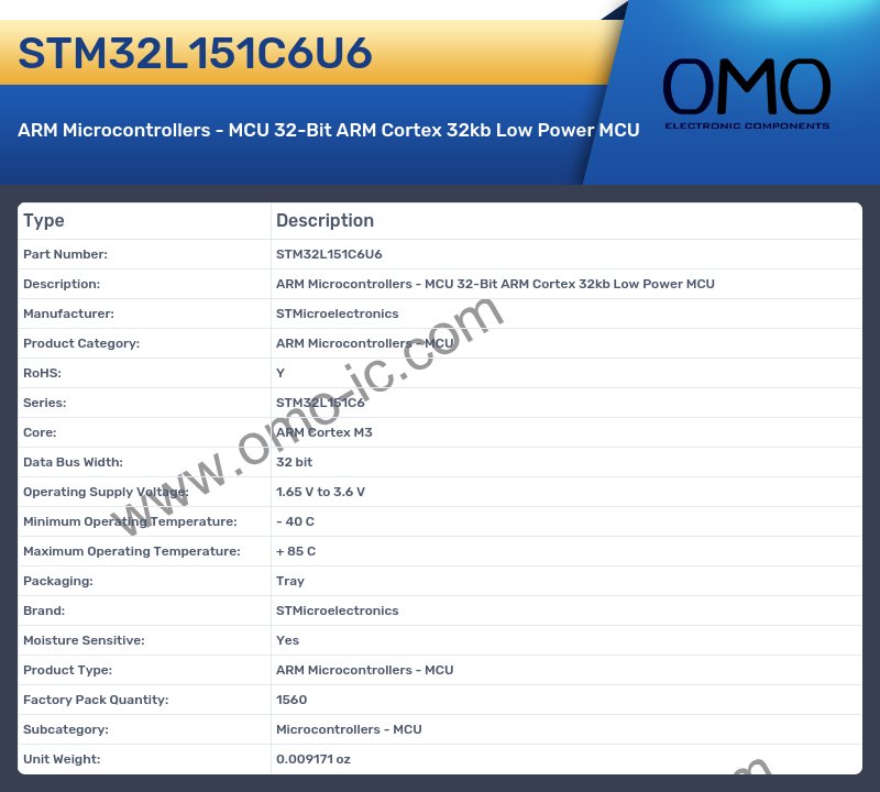 STM32L151C6U6