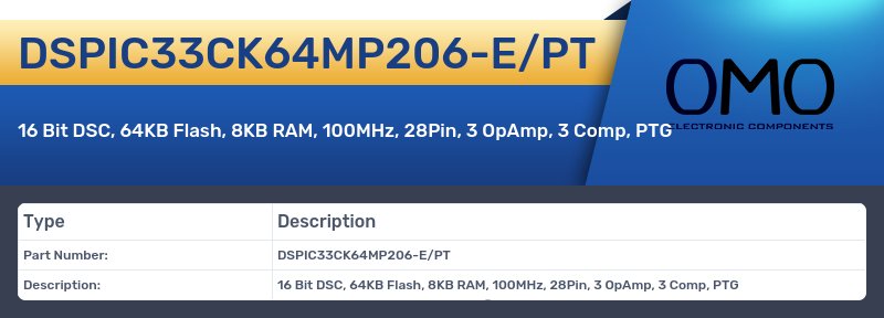 DSPIC33CK64MP206-E/PT