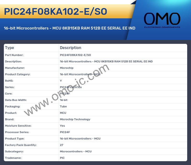 PIC24F08KA102-E/SO