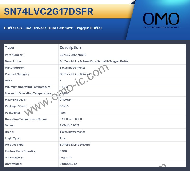 SN74LVC2G17DSFR