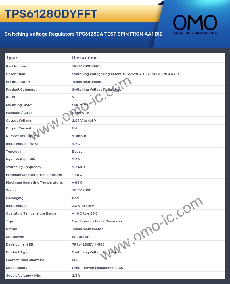 TPS61280DYFFT