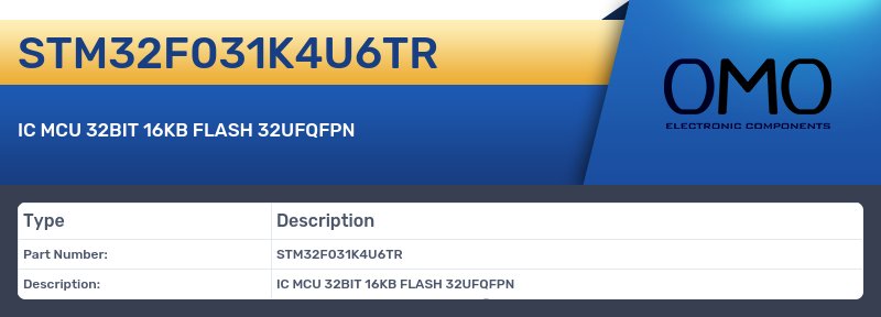 STM32F031K4U6TR