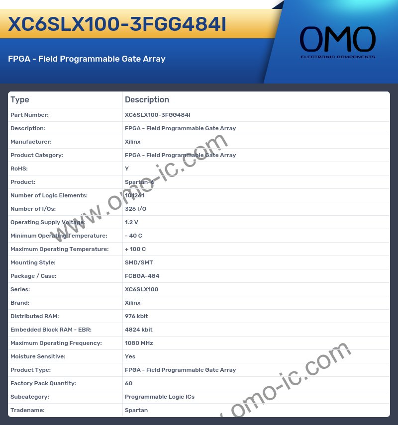 XC6SLX100-3FGG484I