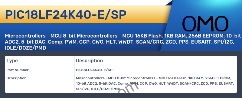 PIC18LF24K40-E/SP