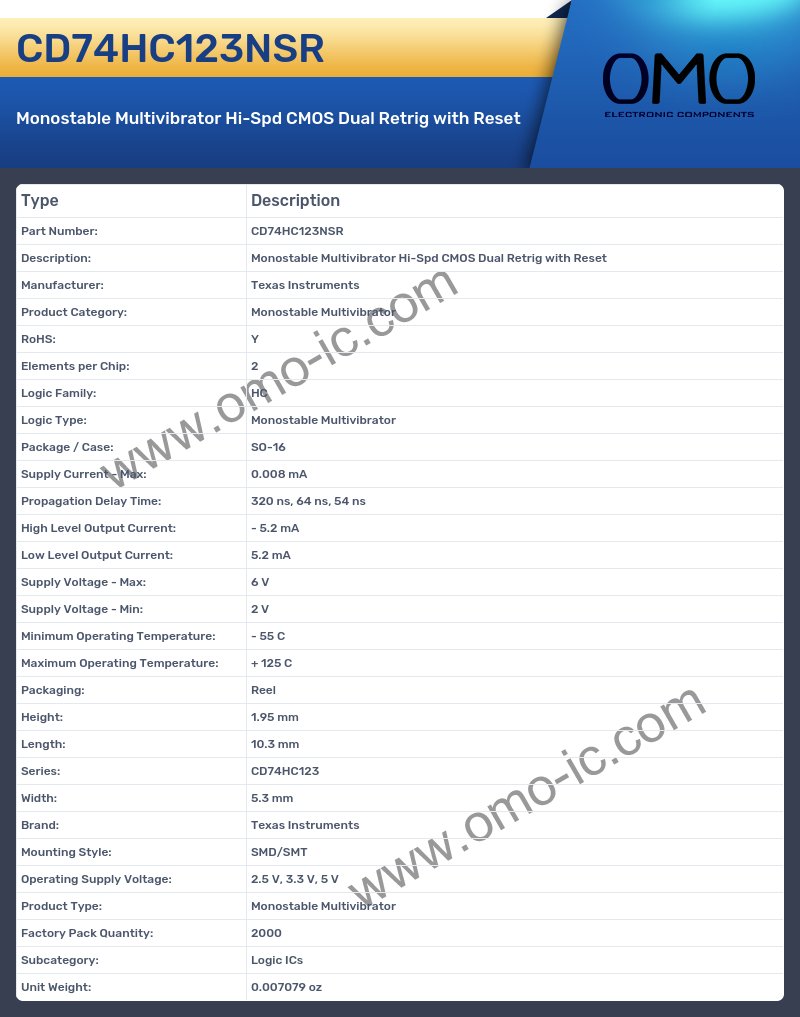 CD74HC123NSR