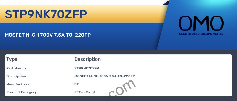 STP9NK70ZFP