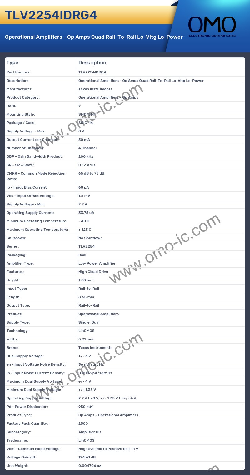 TLV2254IDRG4
