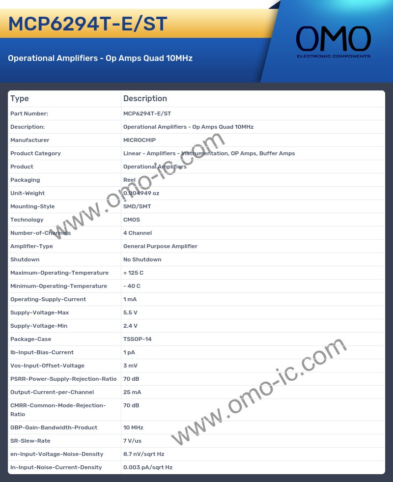MCP6294T-E/ST