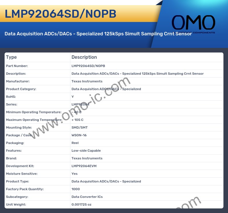 LMP92064SD/NOPB