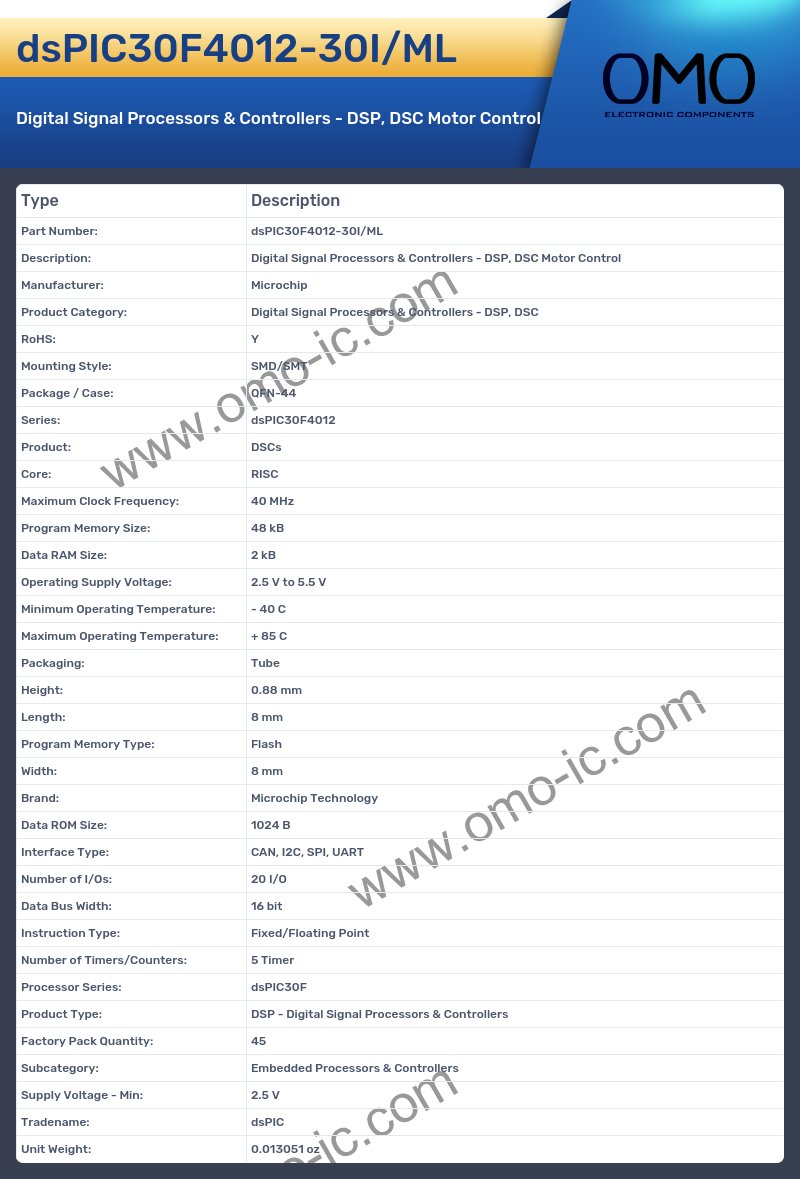dsPIC30F4012-30I/ML