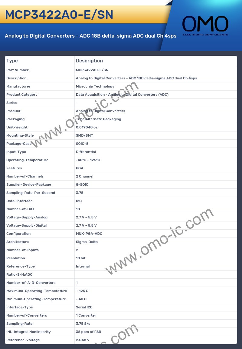 MCP3422A0-E/SN