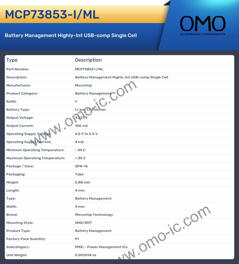 MCP73853-I/ML