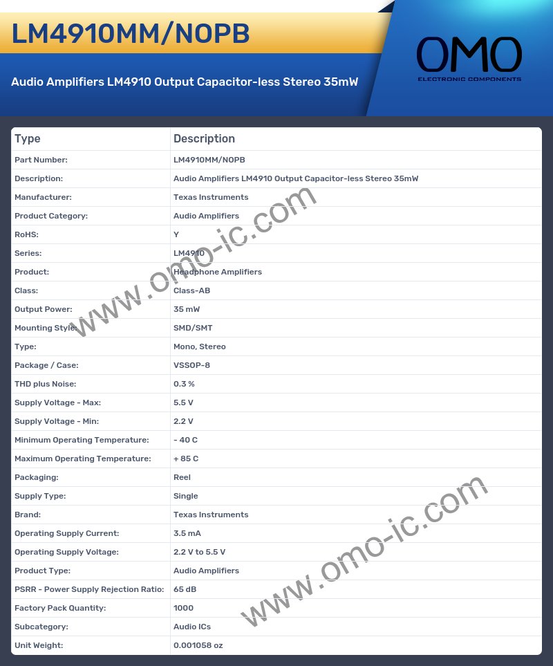 LM4910MM/NOPB