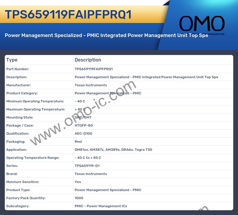 TPS659119FAIPFPRQ1