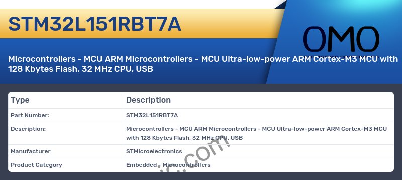 STM32L151RBT7A