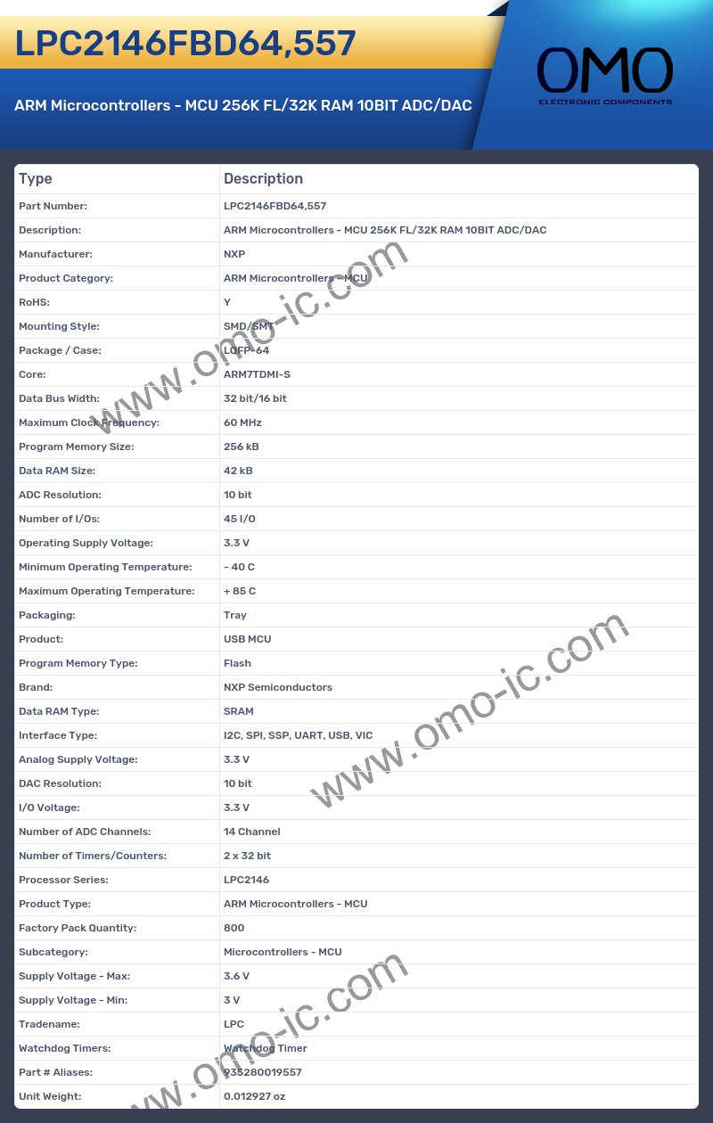 LPC2146FBD64,557