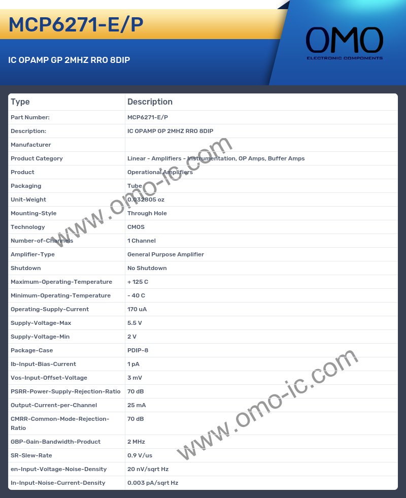 MCP6271-E/P