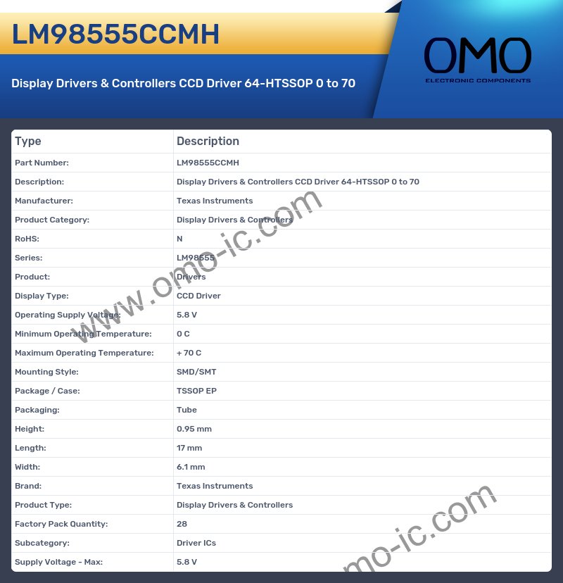 LM98555CCMH