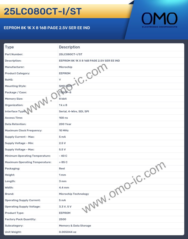25LC080CT-I/ST