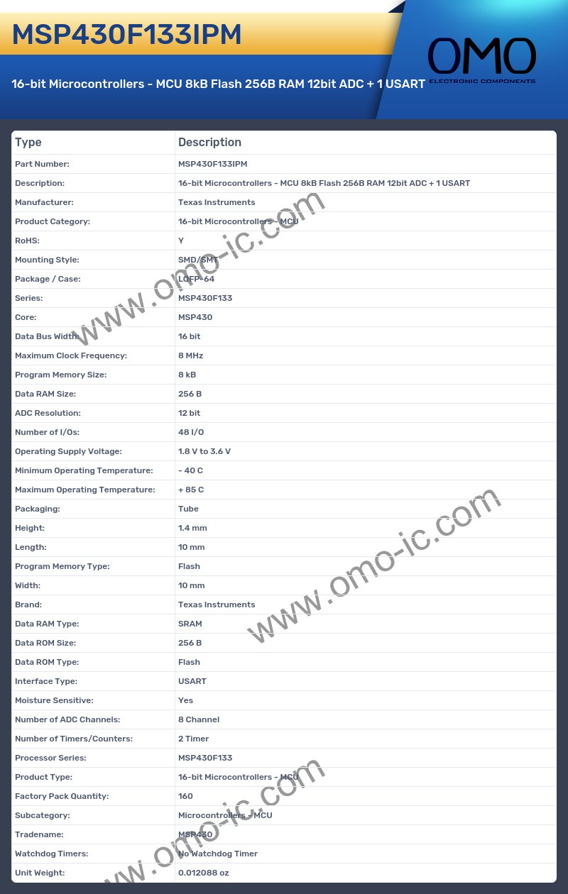 MSP430F133IPM