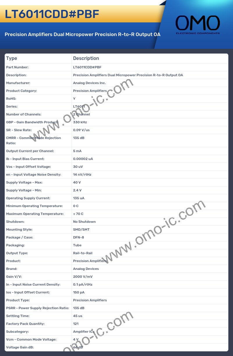 LT6011CDD#PBF