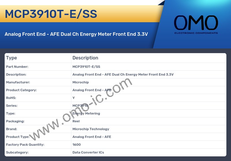 MCP3910T-E/SS