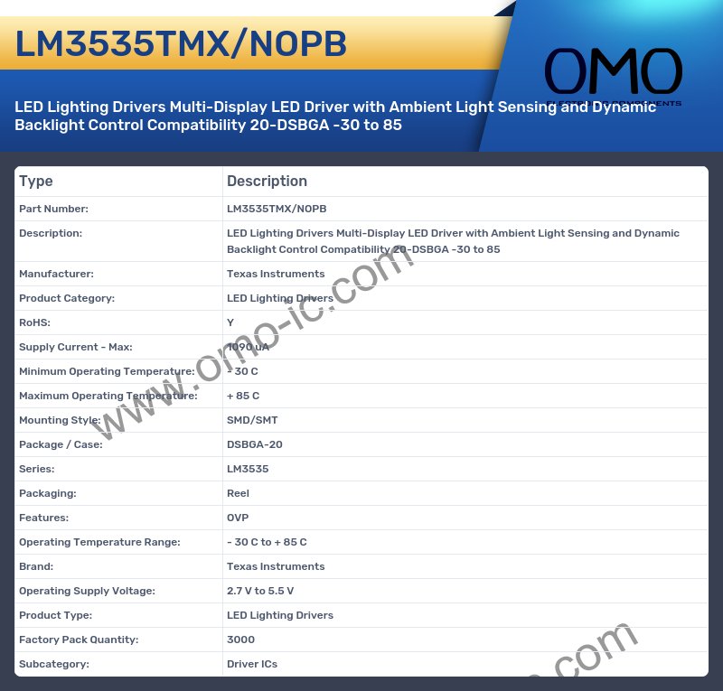 LM3535TMX/NOPB