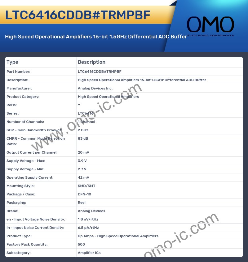 LTC6416CDDB#TRMPBF