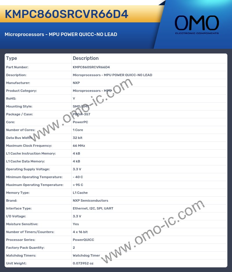 KMPC860SRCVR66D4