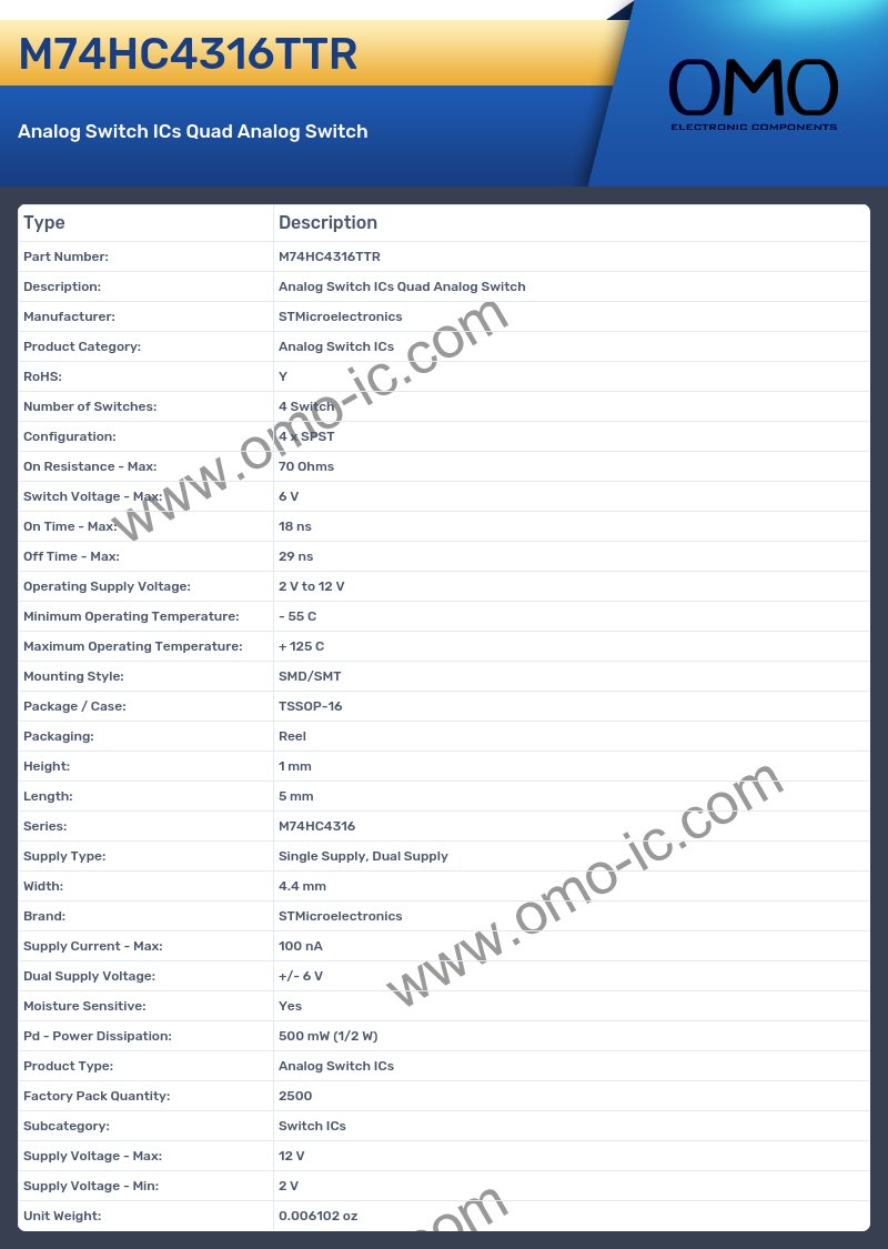 M74HC4316TTR