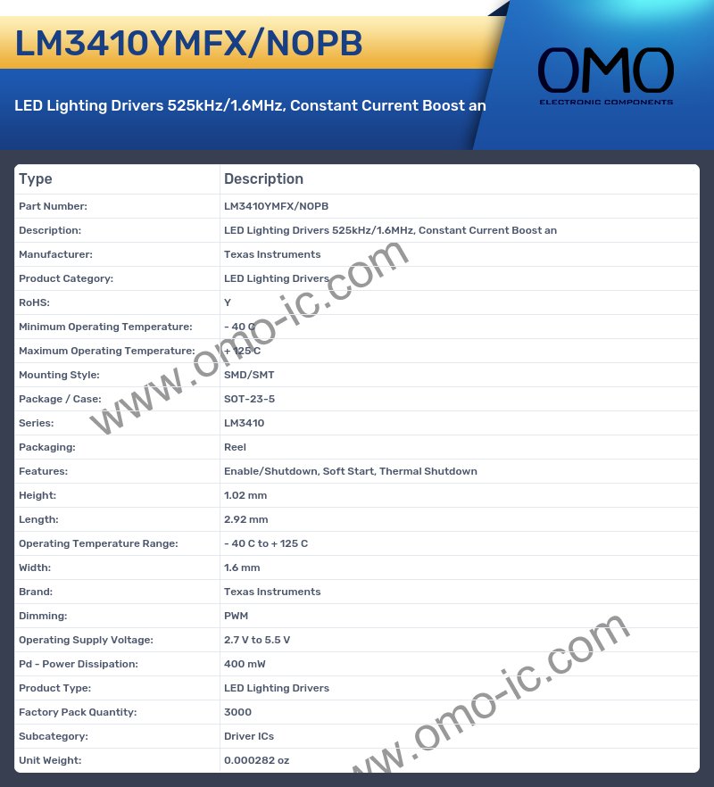 LM3410YMFX/NOPB