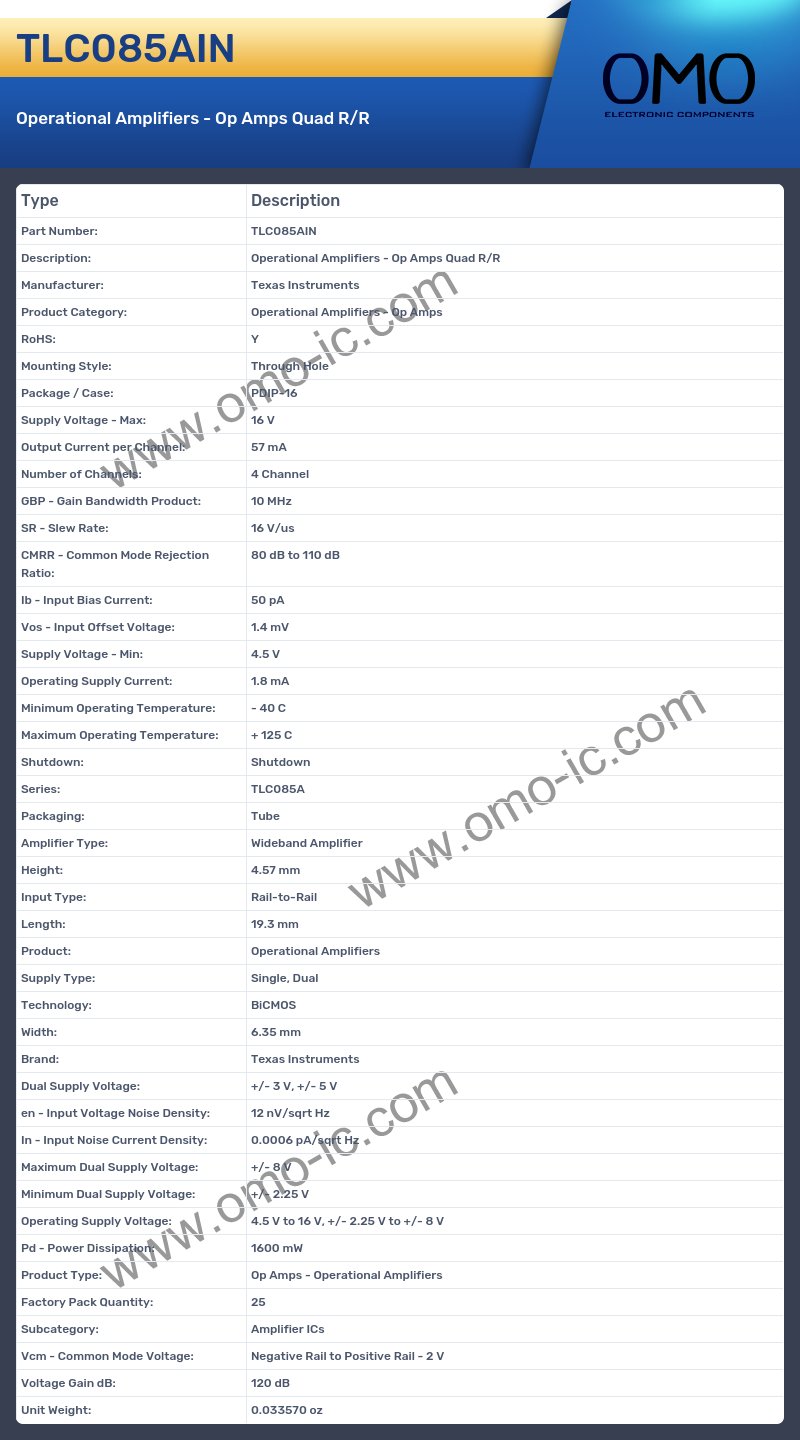 TLC085AIN