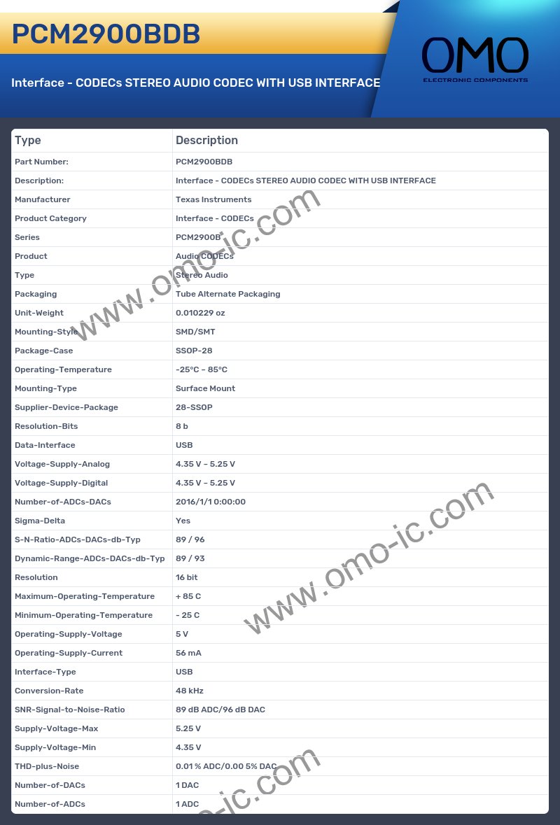 PCM2900BDB