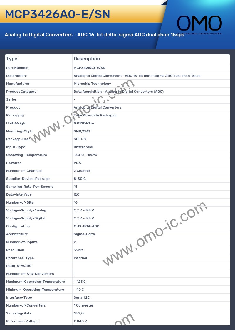 MCP3426A0-E/SN