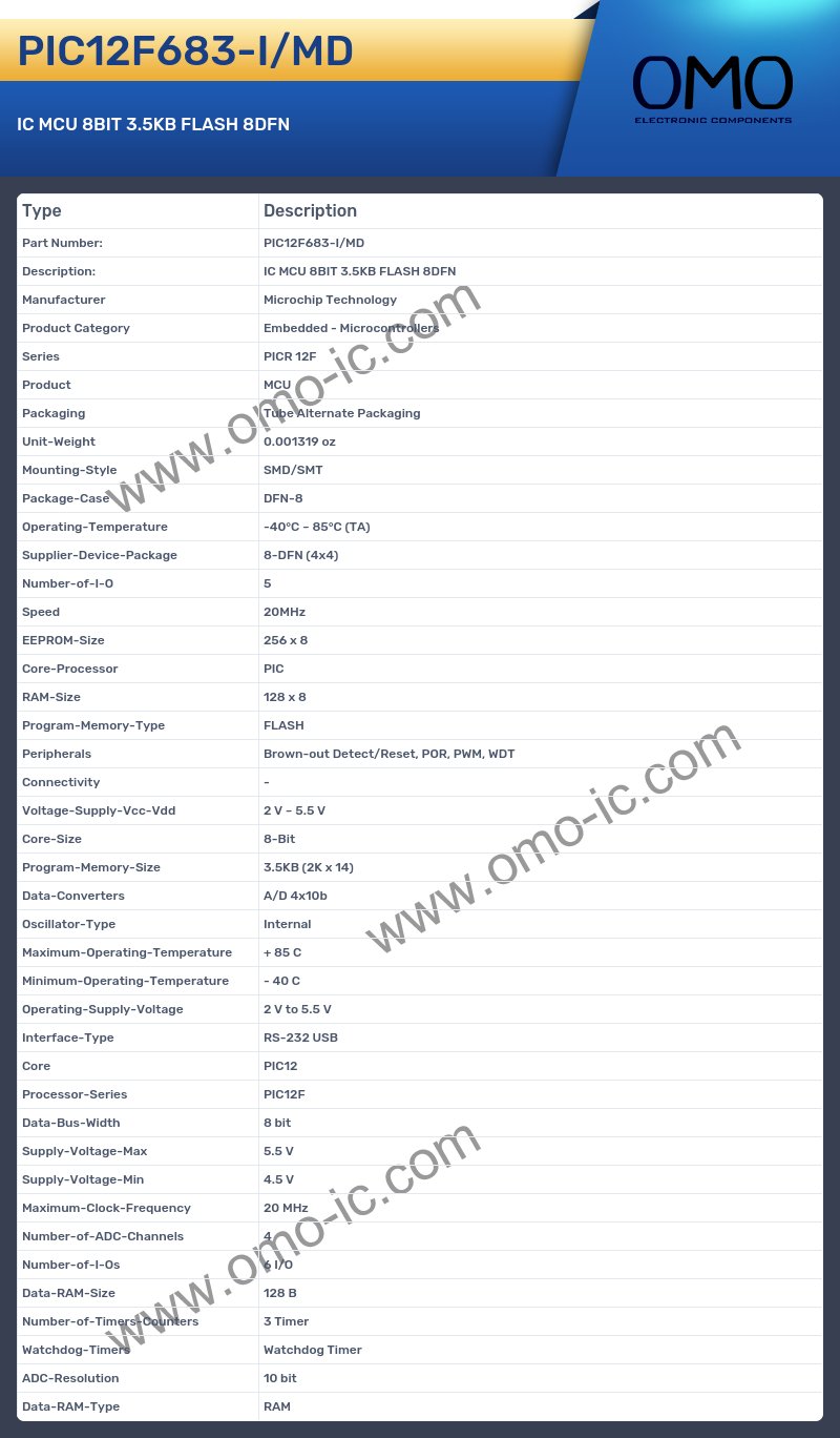 PIC12F683-I/MD