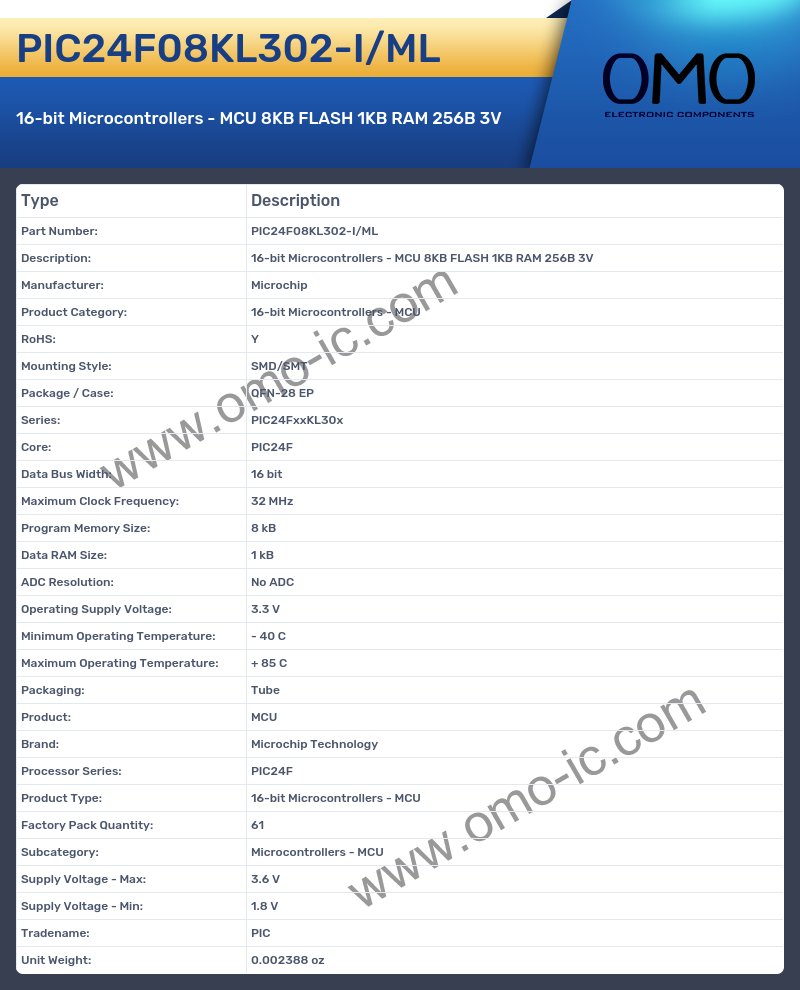 PIC24F08KL302-I/ML