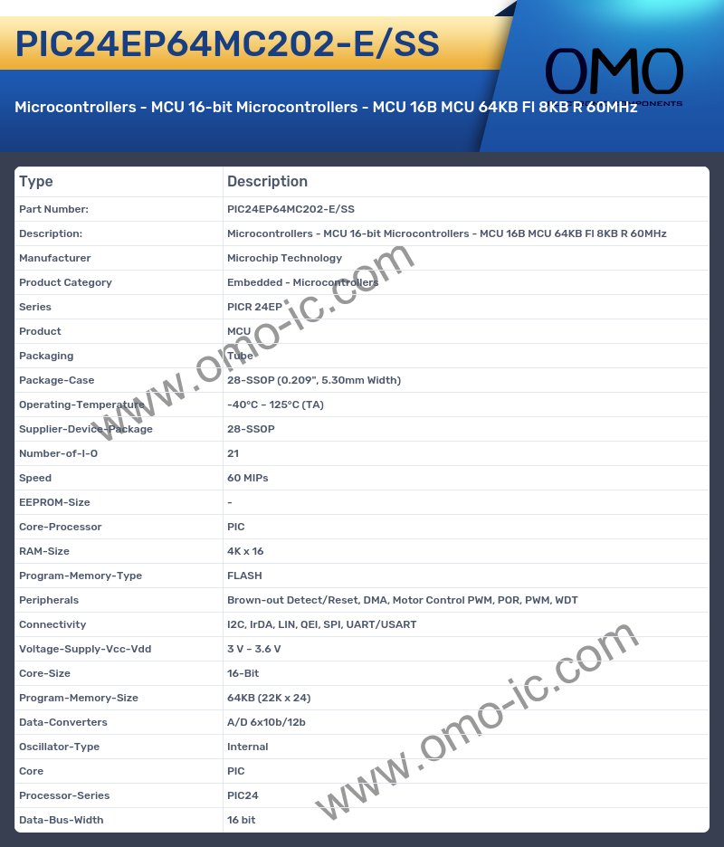 PIC24EP64MC202-E/SS