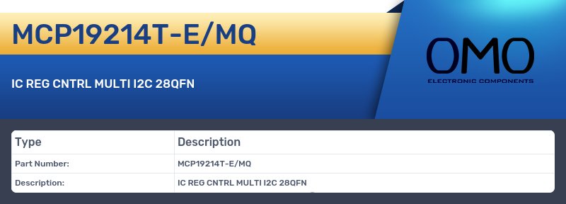 MCP19214T-E/MQ