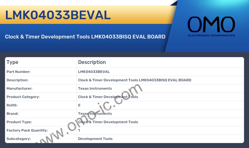 LMK04033BEVAL
