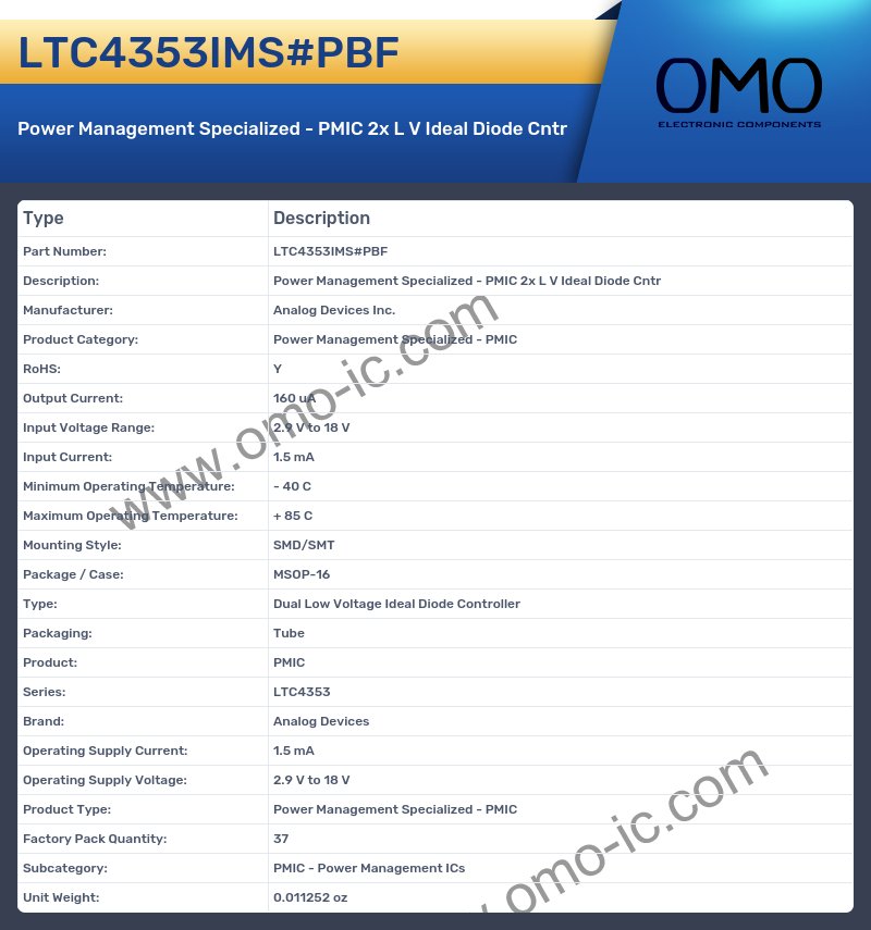 LTC4353IMS#PBF