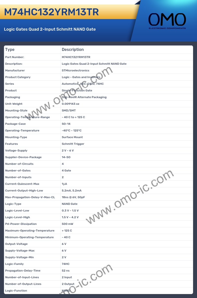 M74HC132YRM13TR