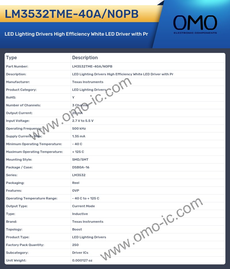 LM3532TME-40A/NOPB