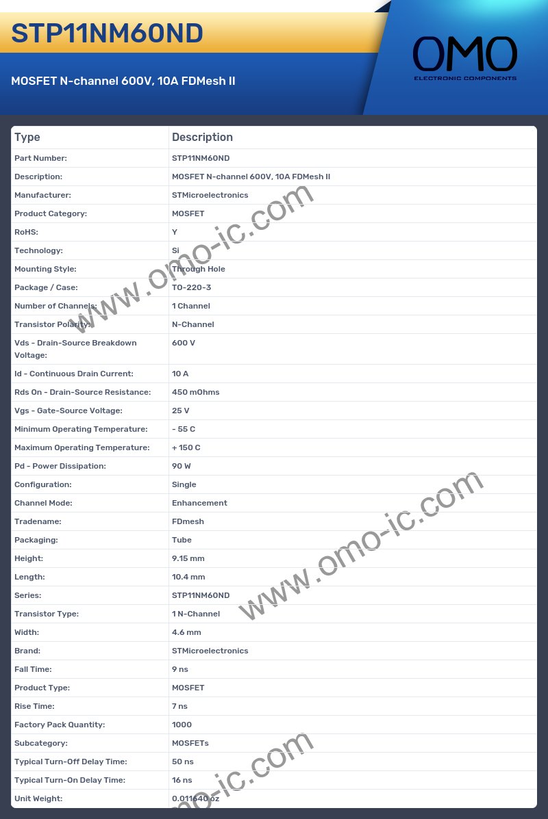 STP11NM60ND