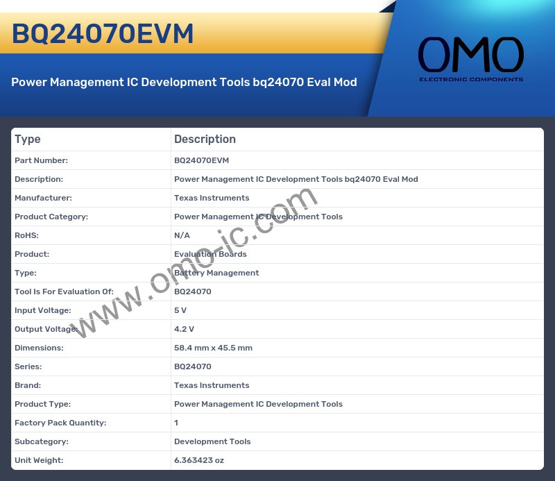 BQ24070EVM