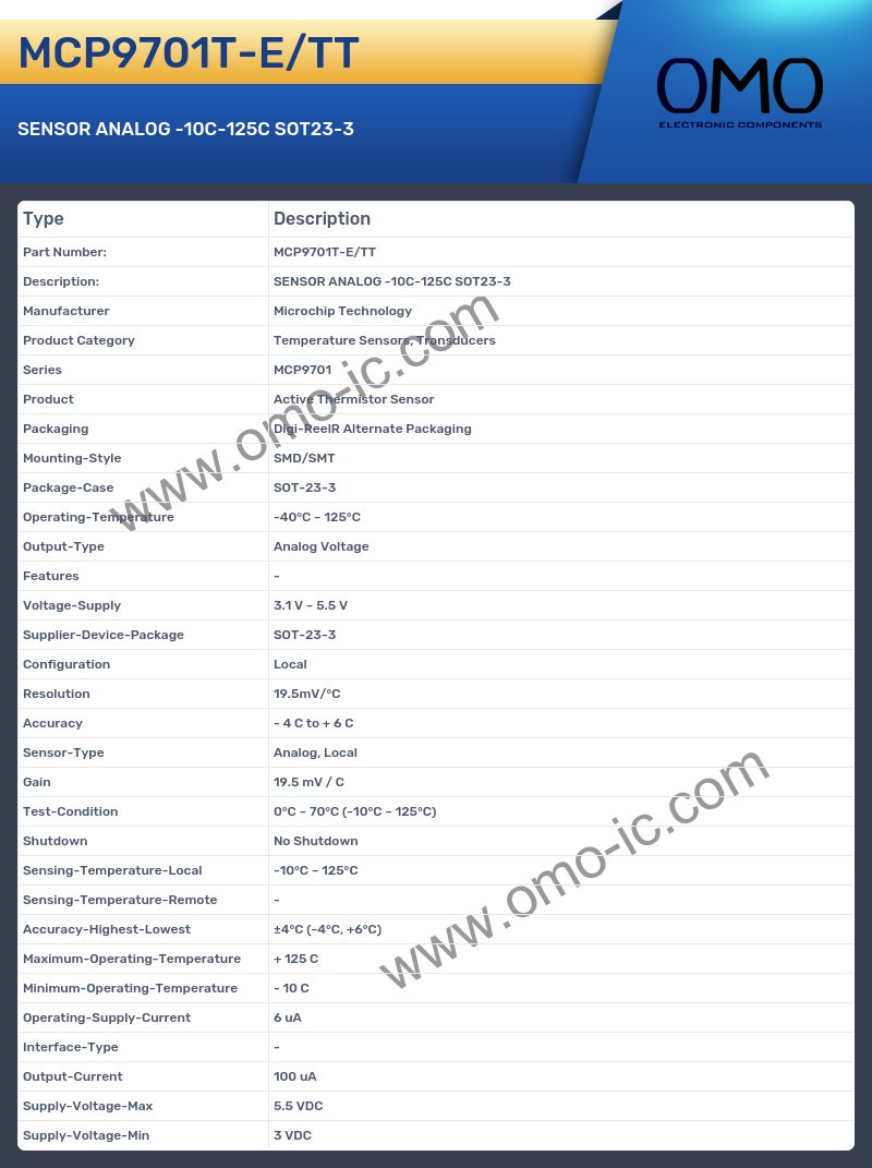 MCP9701T-E/TT