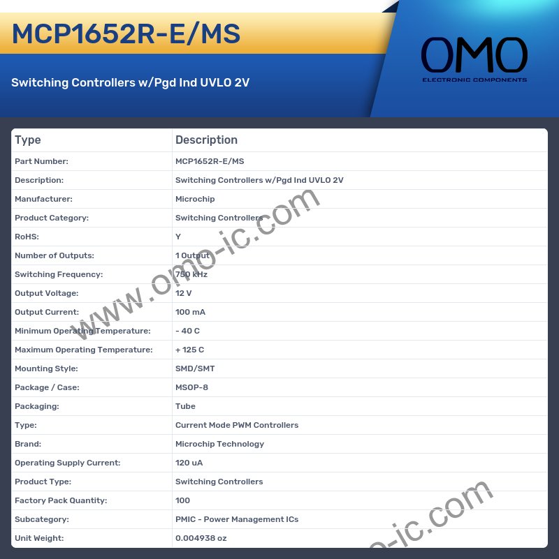 MCP1652R-E/MS