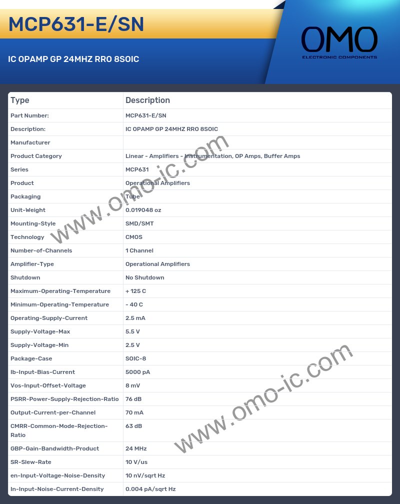 MCP631-E/SN