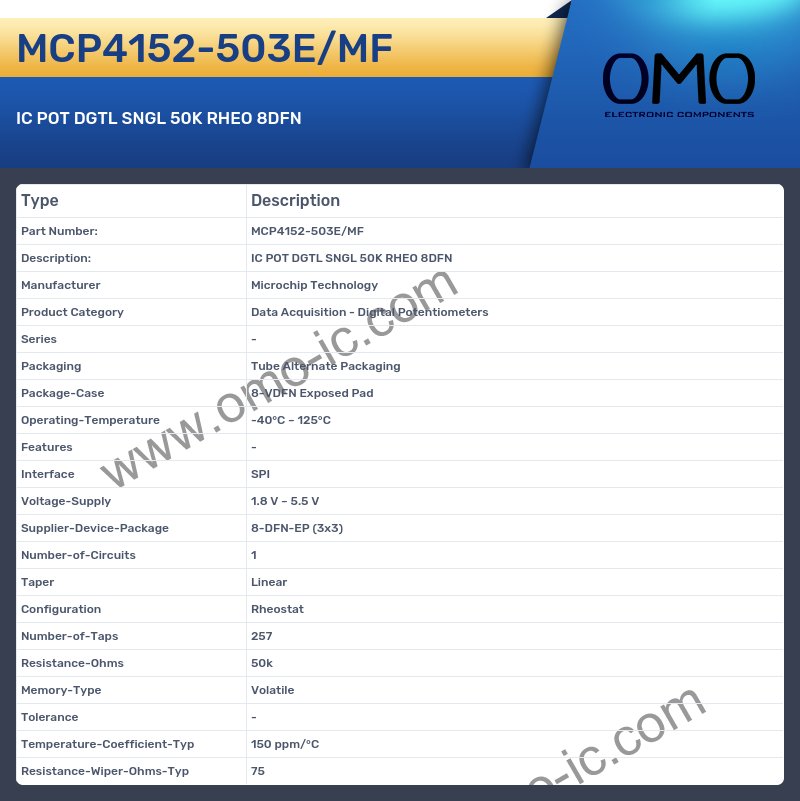 MCP4152-503E/MF